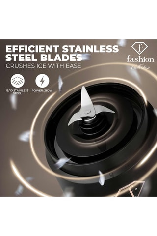 Batidora de vaso de acero inoxidable - 2 velocidades - 320 W