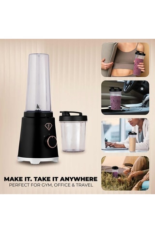 Batidora de vaso de acero inoxidable - 2 velocidades - 320 W