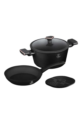 Batería de cocina Matte Black - 4 piezas