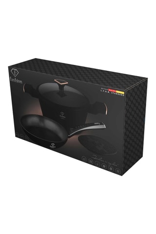 Batería de cocina Matte Black - 4 piezas