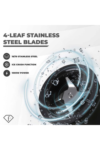 Batidora de vaso - 2 velocidades - 1000 W