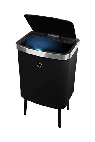 Papelera de acero inoxidable con sensor - 30 l