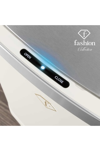 Papelera de acero inoxidable con sensor