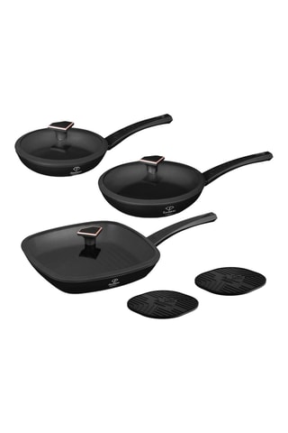 Batería de cocina Matte Black - 8 piezas