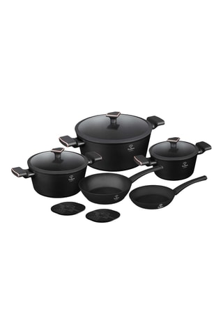 Batería de cocina Matte Black - 10 piezas