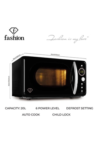 Microondas de vidrio de borosilicato - 700 W