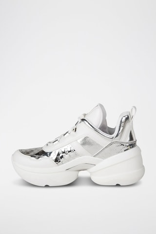 Zapatillas con plataforma - Plateado