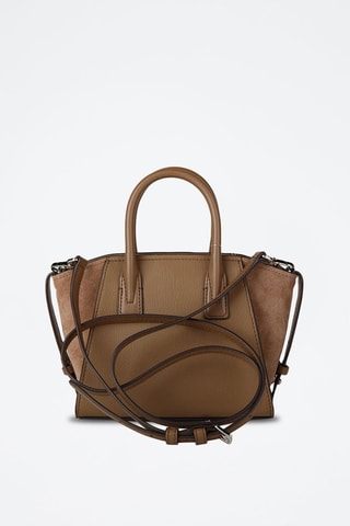 Bolso de piel - Beige