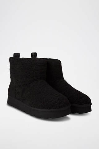 Botines forrados - Negro