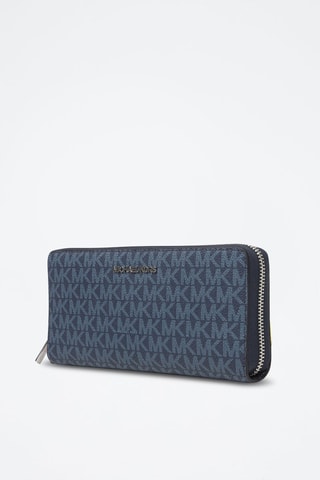 Cartera - Azul, dorado y gris