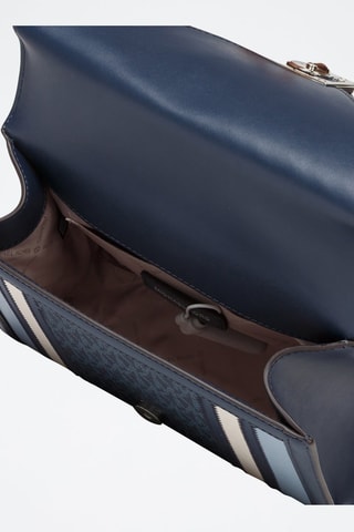 Sac bandoulière - Blanc et bleu