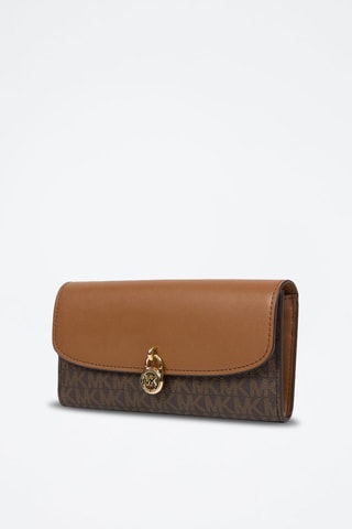 Cartera de piel Hamilton - Marrón