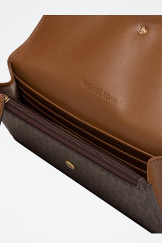 Cartera de piel Hamilton - Marrón