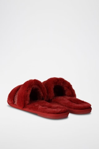 Sandalias forradas - Rojo