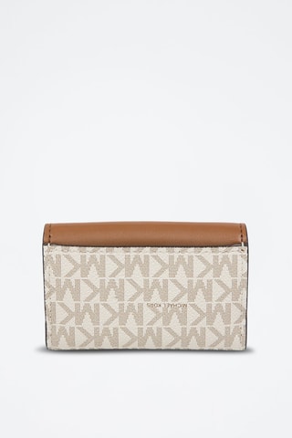 Cartera Trifold - Blanco y dorado