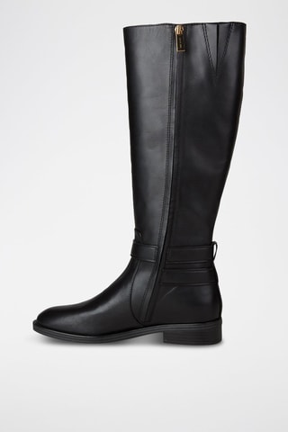 Botas de piel - Negro