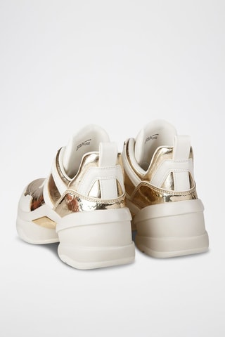 Zapatillas con plataforma - Dorado