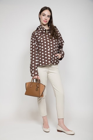 Bolso de piel - Marrón y dorado