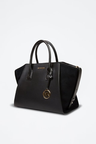 Bolso de piel Avril - Negro