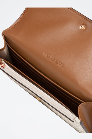 Cartera de piel Hamilton - Beige