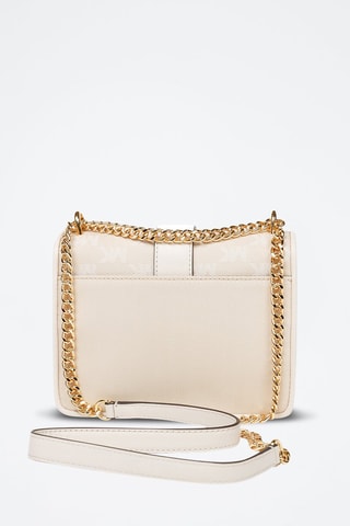 Bandolera - Beige y dorado