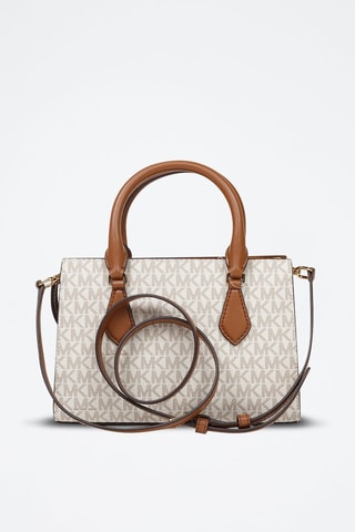 Bolso - Blanco y marrón