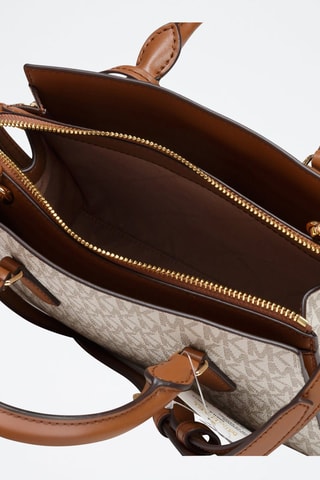 Bolso - Blanco y marrón