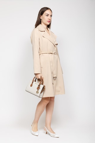 Bolso - Blanco y marrón