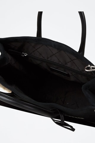 Bolso de nobuk - Negro