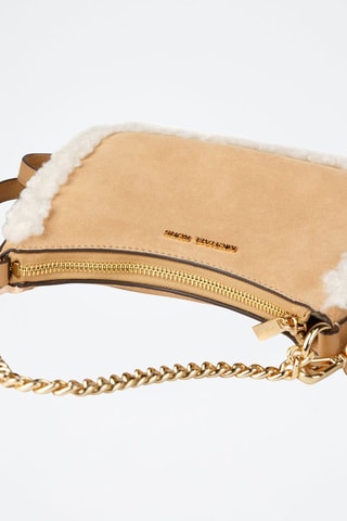 Bandolera de nobuk - Marrón