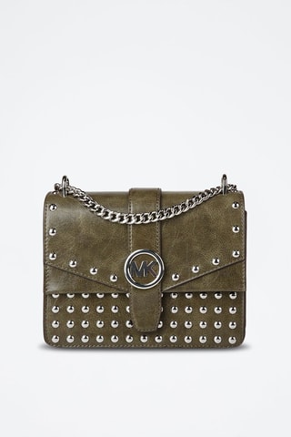 Bandolera - Verde y plateado