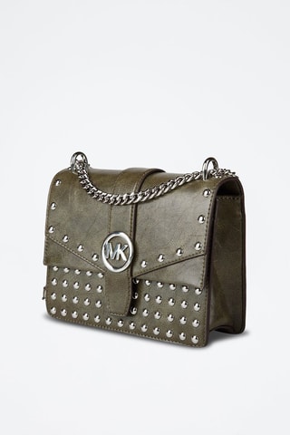 Bandolera - Verde y plateado