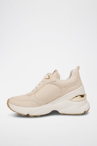 Zapatillas de cuña - Beige