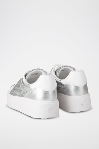 Zapatillas con plataforma - Negro y plateado