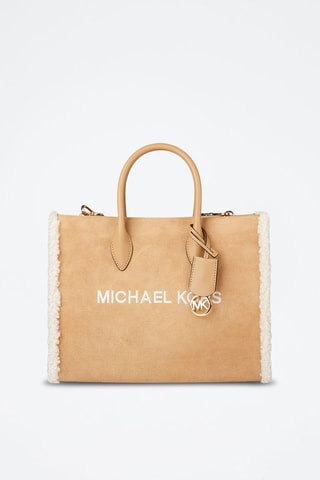 Bolso de nobuk - Marrón