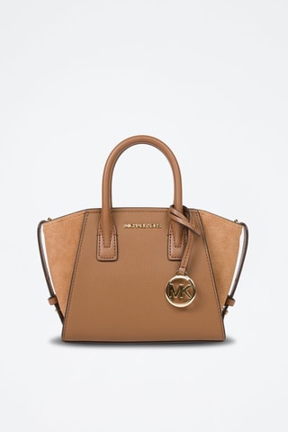 Bolso de piel Avril - Marrón