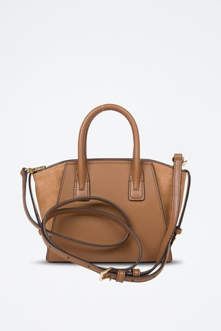 Bolso de piel Avril - Marrón