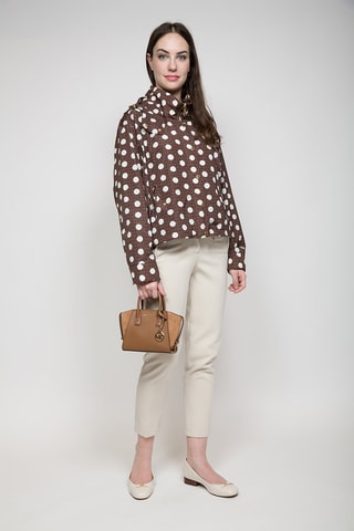 Bolso de piel Avril - Marrón