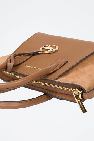 Bolso de piel Avril - Marrón