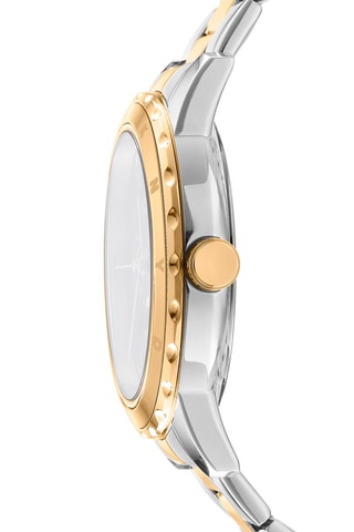 Orologio al quarzo in acciaio Active - lancetta 24 h - Argentato e dorato