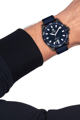 Orologio automatico in silicone - Blu