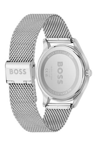 Orologio al quarzo in acciaio - Argentato e nero