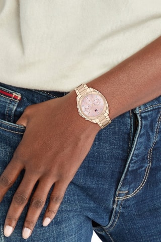 Orologio in acciaio - Cronografo - Dorato