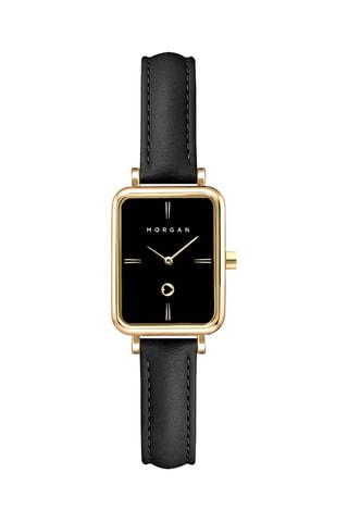 Orologio al quarzo in poliuretano - Nero e dorato