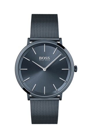 Orologio al quarzo in acciaio - Blu-grigio