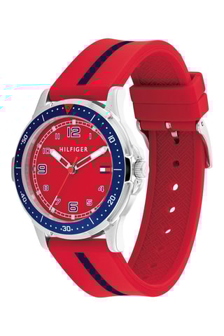 Orologio al quarzo in silicone - Rosso e blu