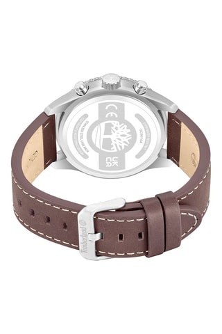 Orologio in pelle - Cronografo - Marrone e nero