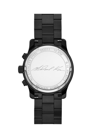 Orologio al quarzo in acciaio  - Cronografo - Nero