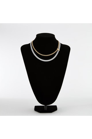 Collana - Argentato e dorato