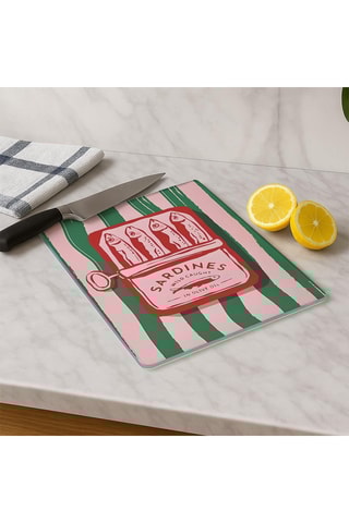 Tabla para cortar de vidrio templado - 30 x 40 cm